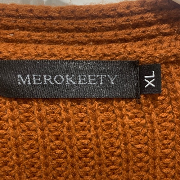 EUC Women's XL oversized chunky cardigan with pockets - Picture 7 of 7